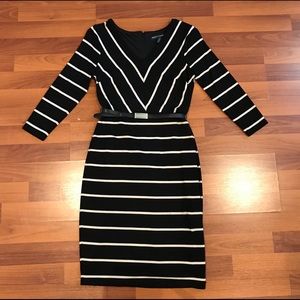 White House Black Market Striped Dress